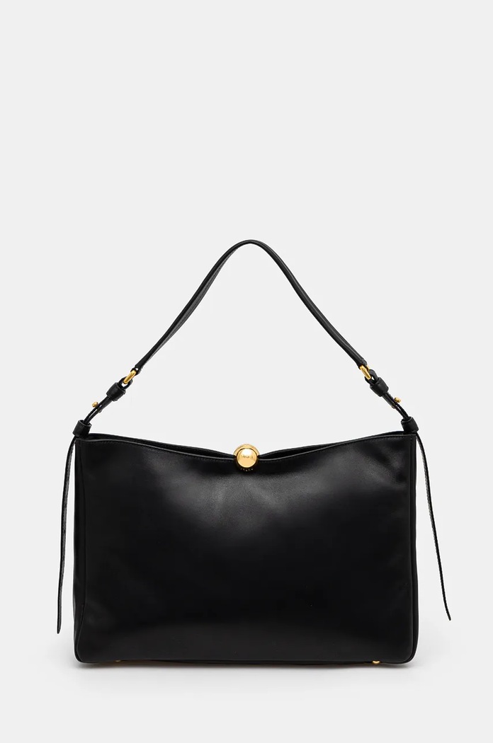 Furla poseta de piele uni negru WB01365.BX3168.O6000