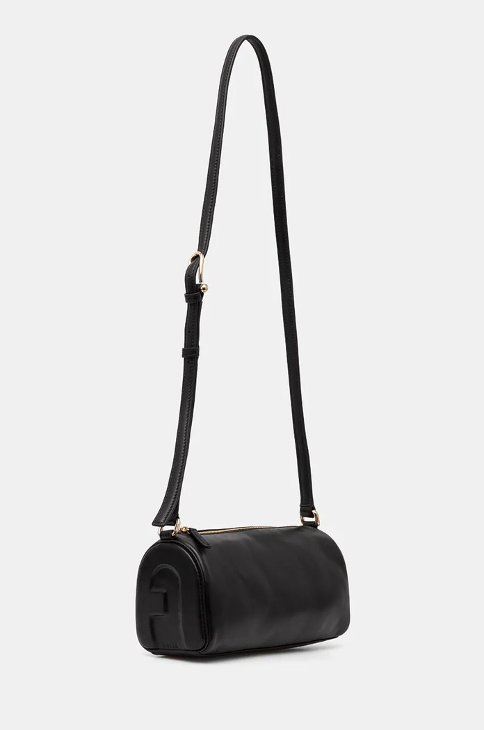 Usnjena torbica Furla WE00717.BX3363.O6000 črna AW24