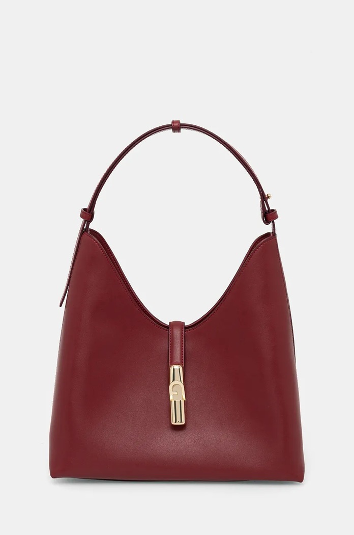Шкіряна сумочка Furla лицьова шкіра червоний WB01499.BX3104.CGQ00