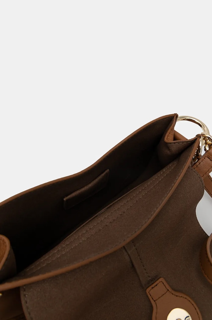 Kožená kabelka Furla hnědá WB01032.BX2045.RY000