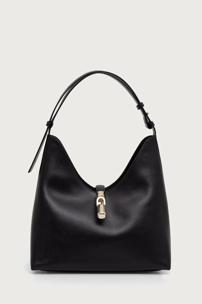Furla Torebka hobo damska skórzana czarny WB01499.BX3104.O6000