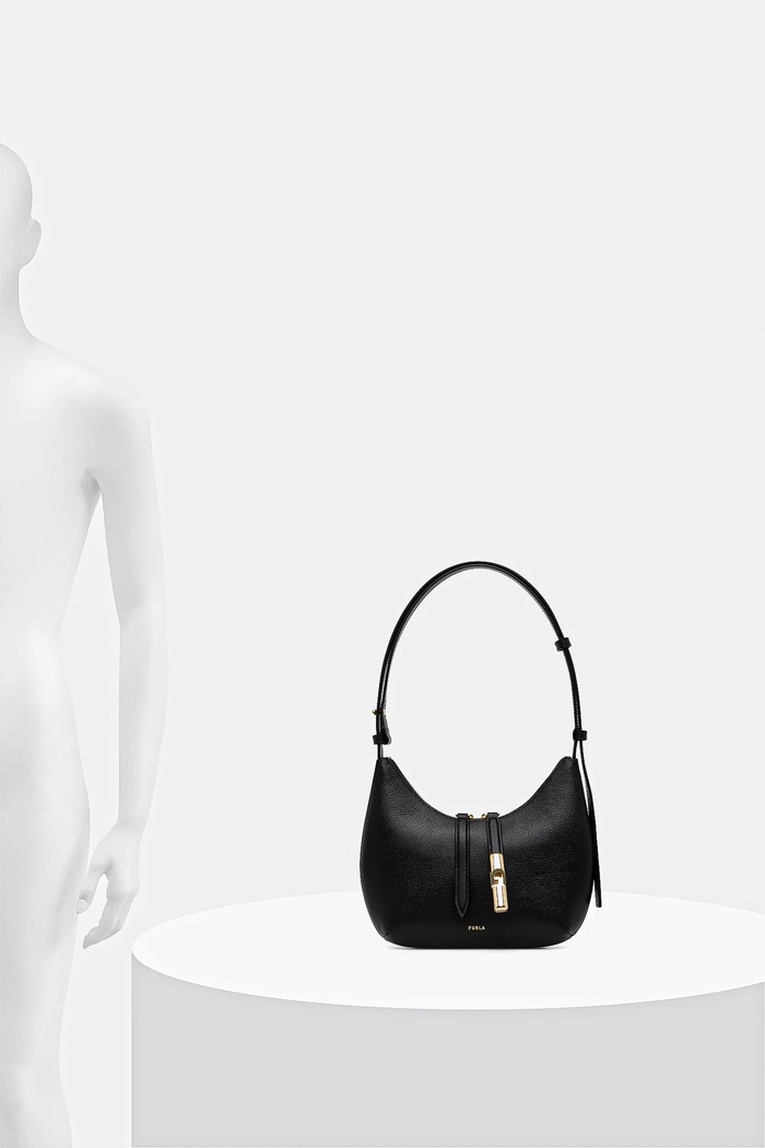 Furla crossbody kabelka dámská kožená Goccia S Shoulder Bag WB01500.BX3353.O6000 černá