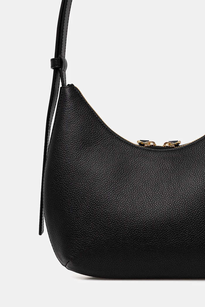 Doplňky Furla crossbody kabelka dámská kožená Goccia S Shoulder Bag WB01500.BX3353.O6000 černá