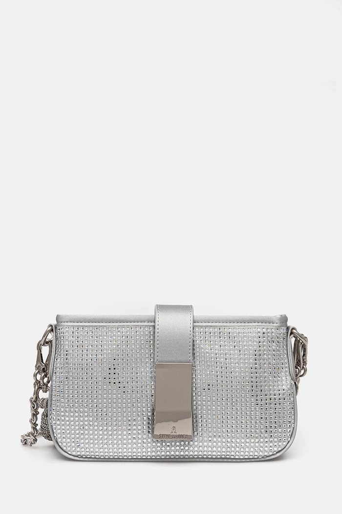 Kabelka Steve Madden Binez hladký šedá SM13001623