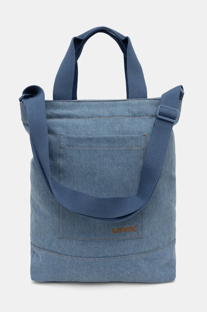 Džínová taška Levi's hladký modrá D7545.0033