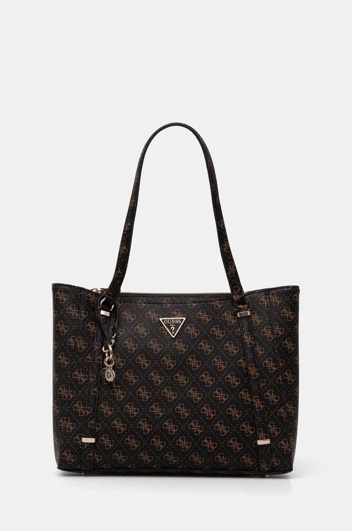 Τσάντα Guess συνθετικό καφέ HWEQG9.51023