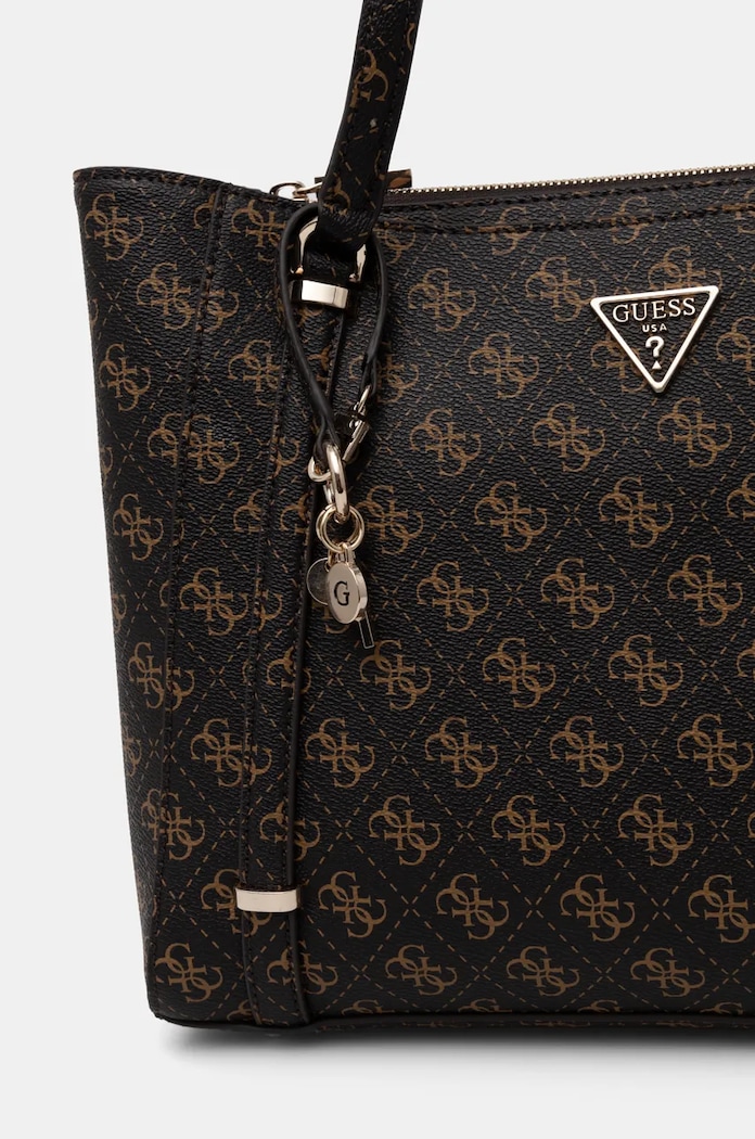 Τσάντα Guess καφέ HWEQG9.51023