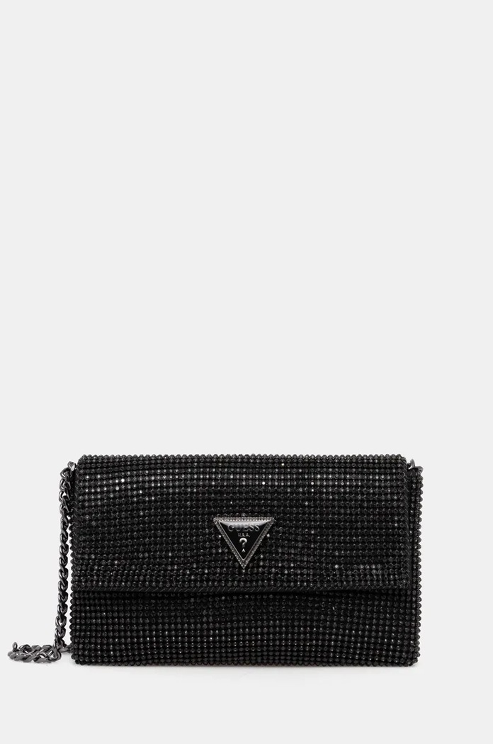 Guess kopertówka ZALINA tekstylny czarny HWRB93.50700