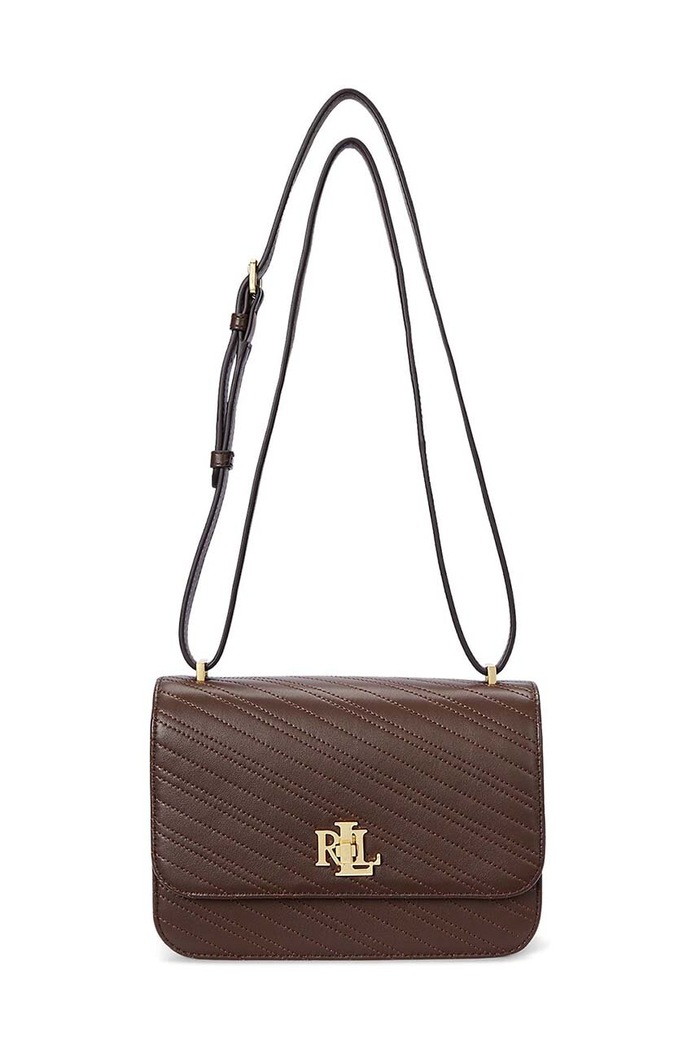 Lauren Ralph Lauren poseta de piele uni maro 431950822