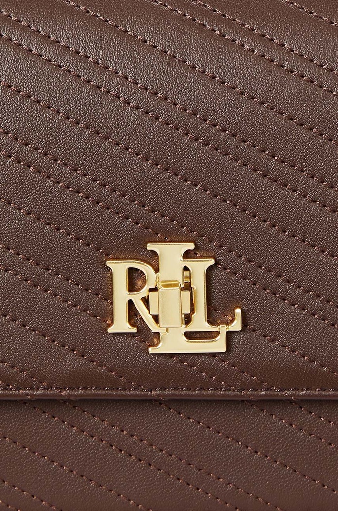 Lauren Ralph Lauren poseta de piele 431950822 maro