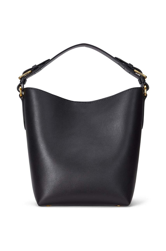 Kožená kabelka Lauren Ralph Lauren 431950855 černá AW24