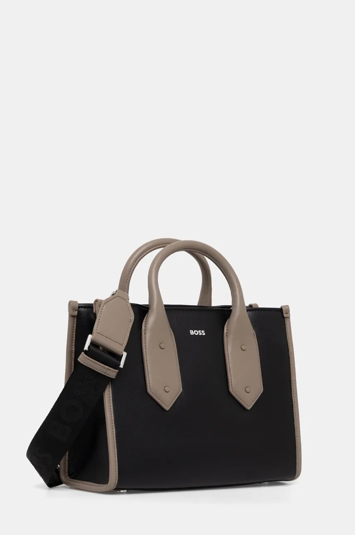 Kabelka BOSS 50529408 šedá AW24