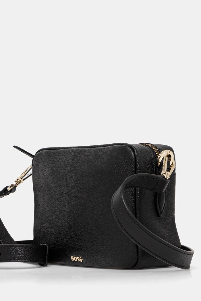 Kožna torba BOSS 50530698 crna AW24