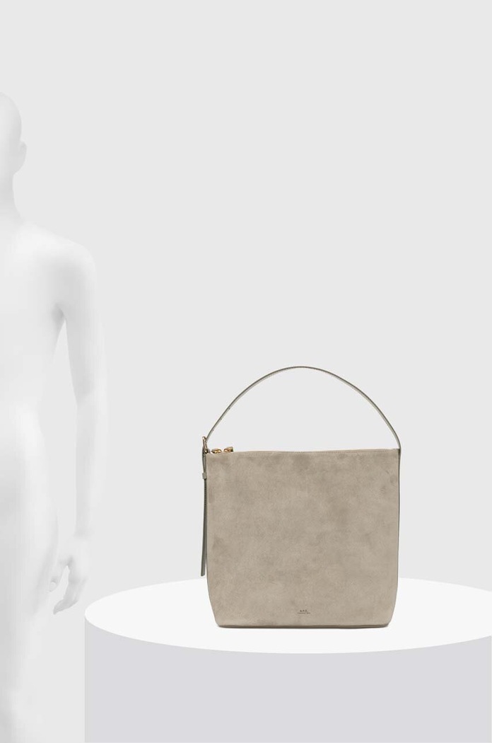 A.P.C. Geanta de mana din piele intoarsa sac vera PXCAL.F61902