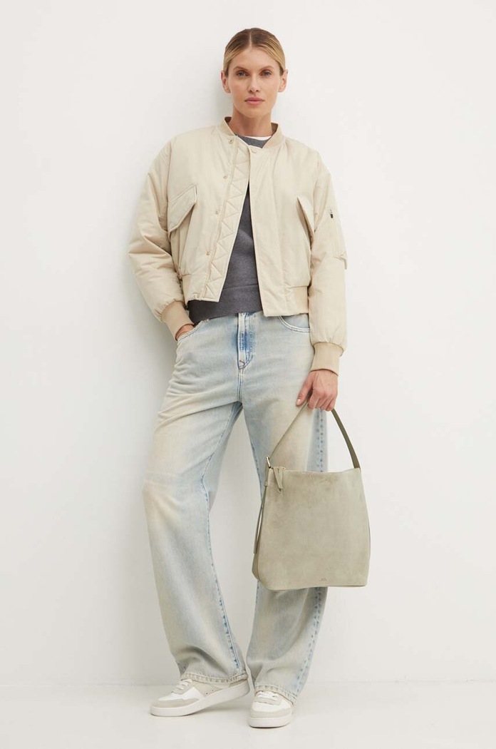 A.P.C. Geanta de mana din piele intoarsa sac vera PXCAL.F61902