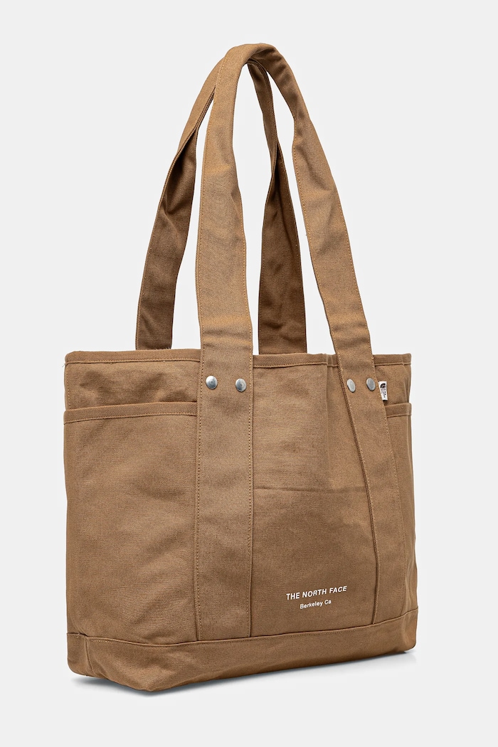 The North Face cotton handbag Circular Cotton Tote NF0A88TN1731 brown SS25