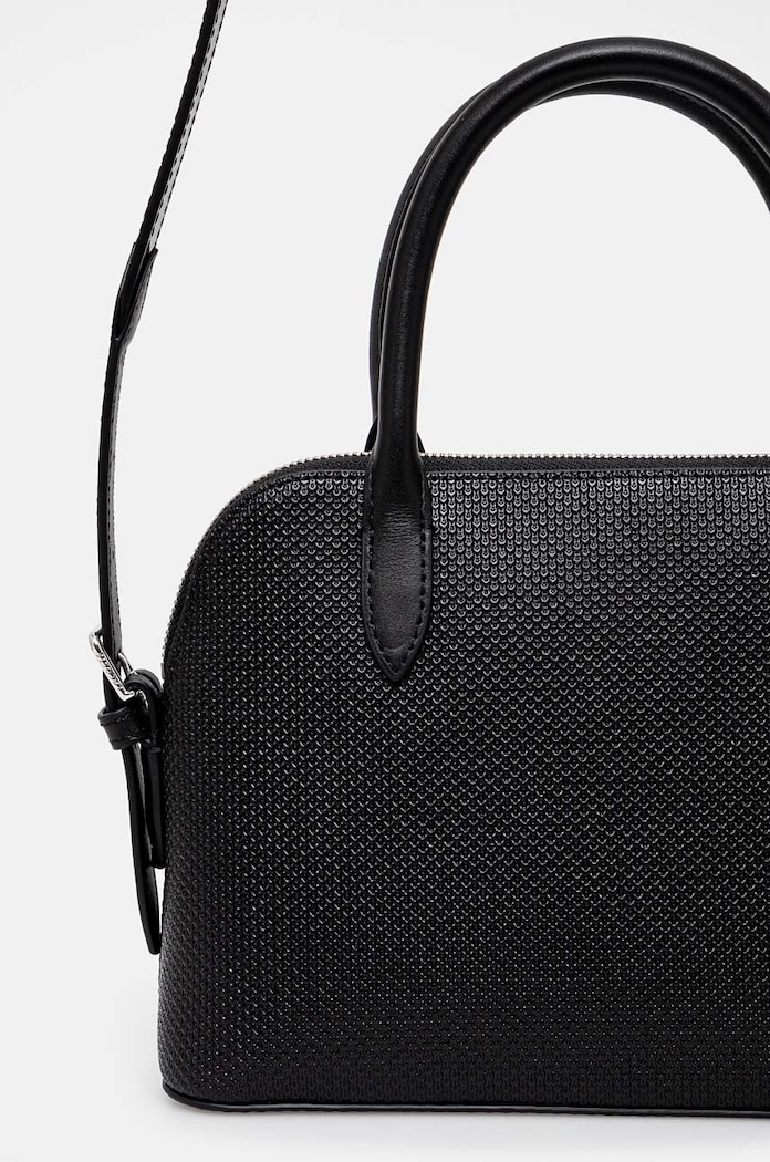 Akcesoria Lacoste torebka skórzana NF3723KL czarny