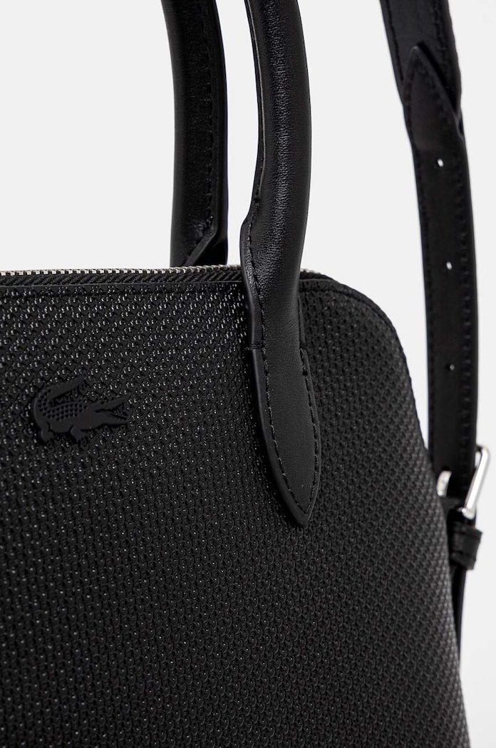 Lacoste torebka skórzana czarny NF3723KL