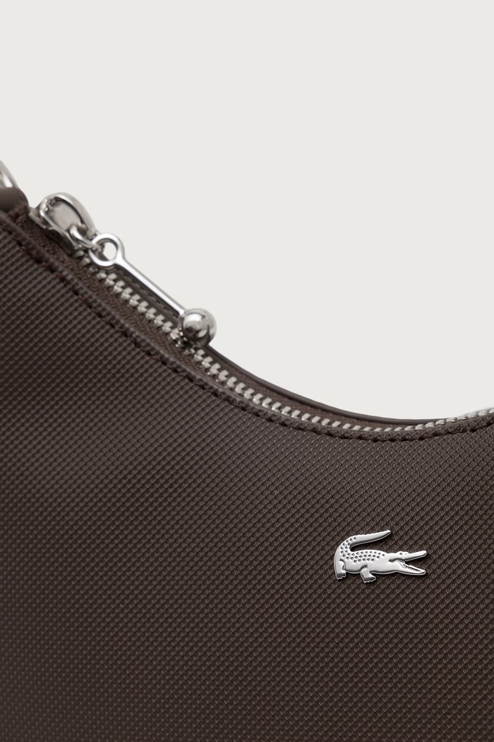 Torebka crossbody damska Lacoste NF4756DZ brązowy