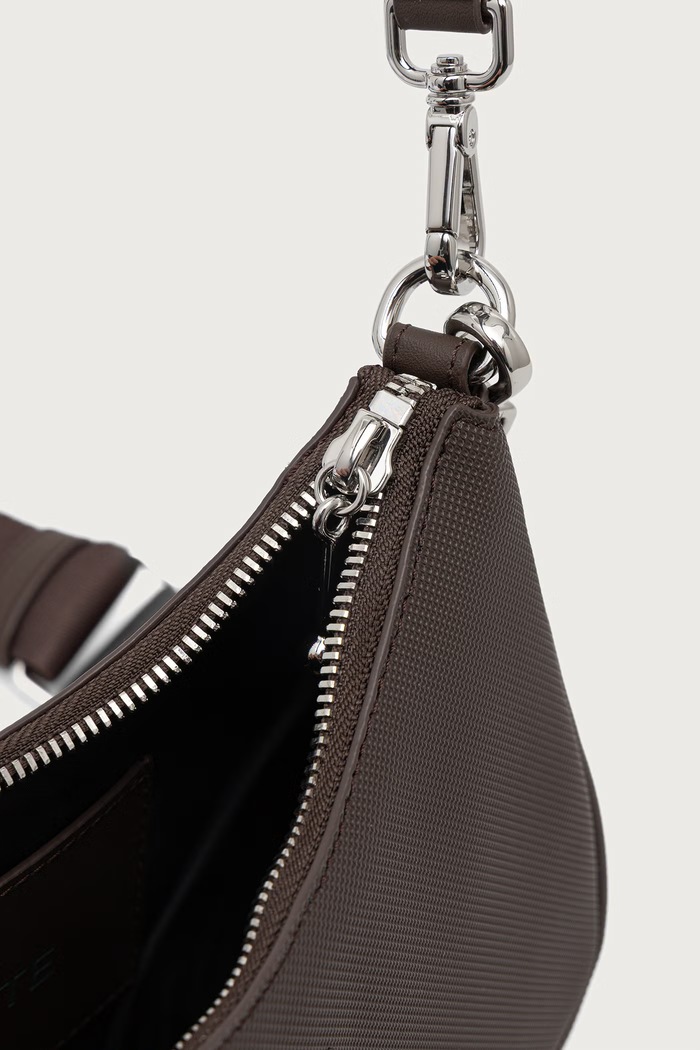 Torebka crossbody damska Lacoste brązowy NF4756DZ