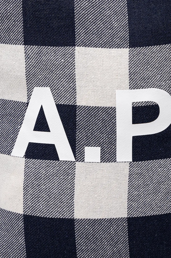 A.P.C. borsetta Tote Lou blu navy COGZX.M61442.IAK