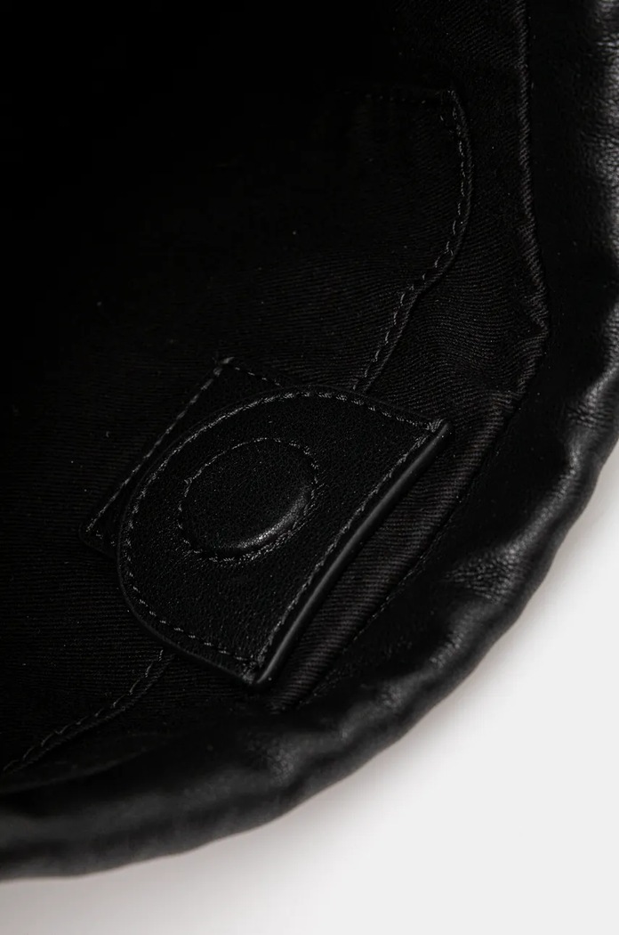 Τσάντα A.P.C. Sac Ninon Mini PUAAT.F61582.LZZ μαύρο