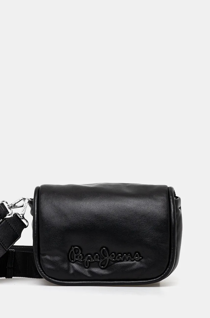 Pepe Jeans torebka GEENA SOFTY nie mieści A4 czarny PL031571