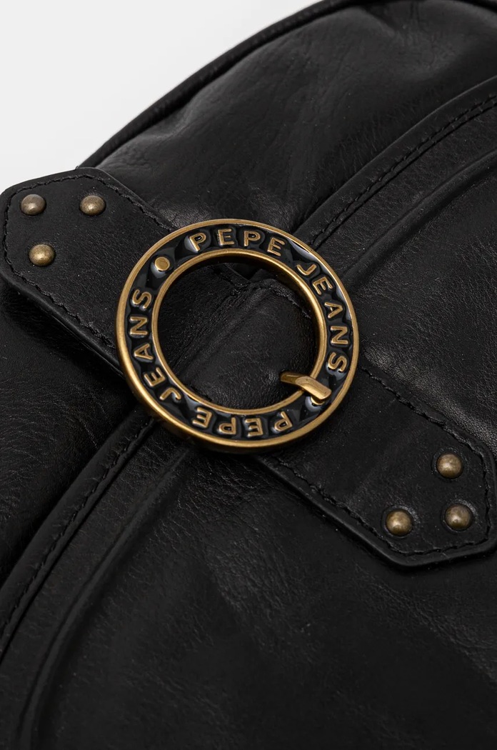 Kožená kabelka Pepe Jeans MATILDA MAOS černá PL031578