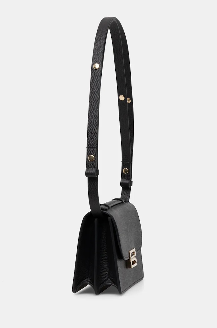 Δερμάτινη τσάντα Victoria Beckham B424AAC005975A μαύρο SS25