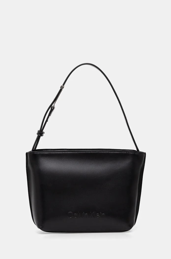 Calvin Klein torebka nie mieści A4 czarny K60K612551