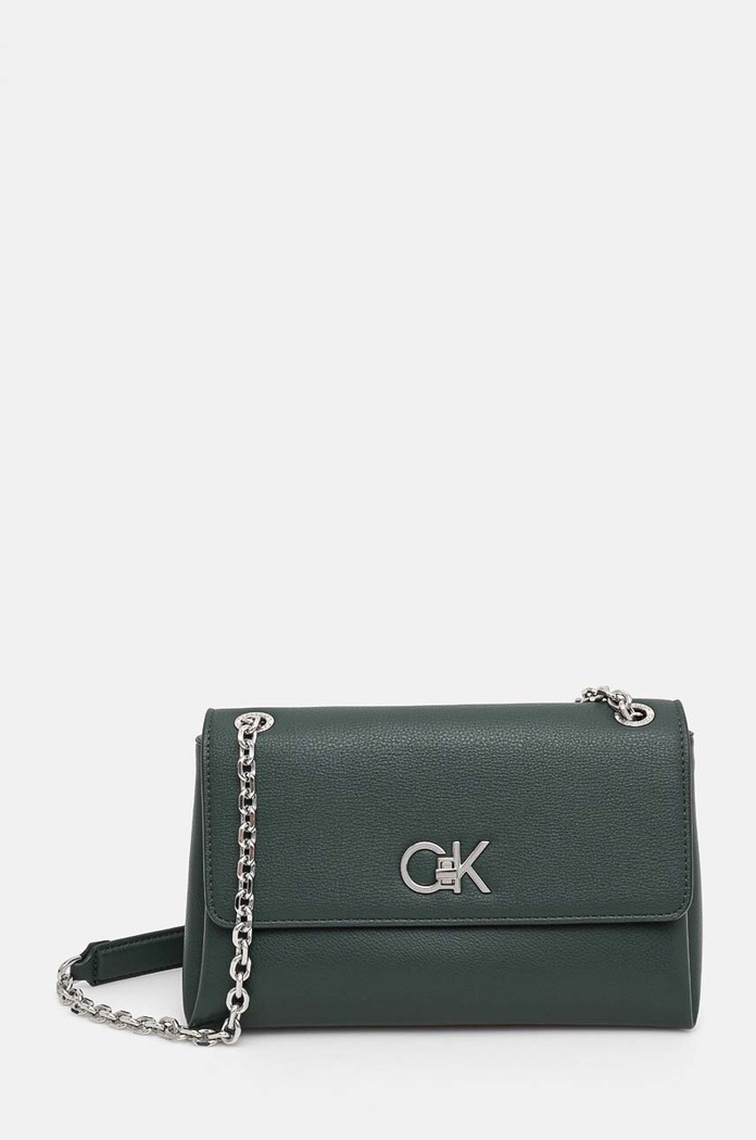 Kabelka Calvin Klein nevejde se A4 zelená K60K612554