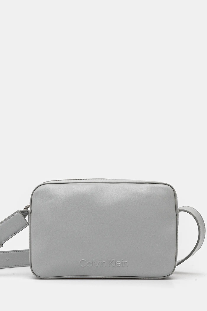 Kabelka Calvin Klein sivá K60K612555