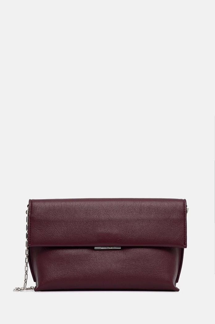 Kabelka Calvin Klein nevejde se A4 fialová K60K612560