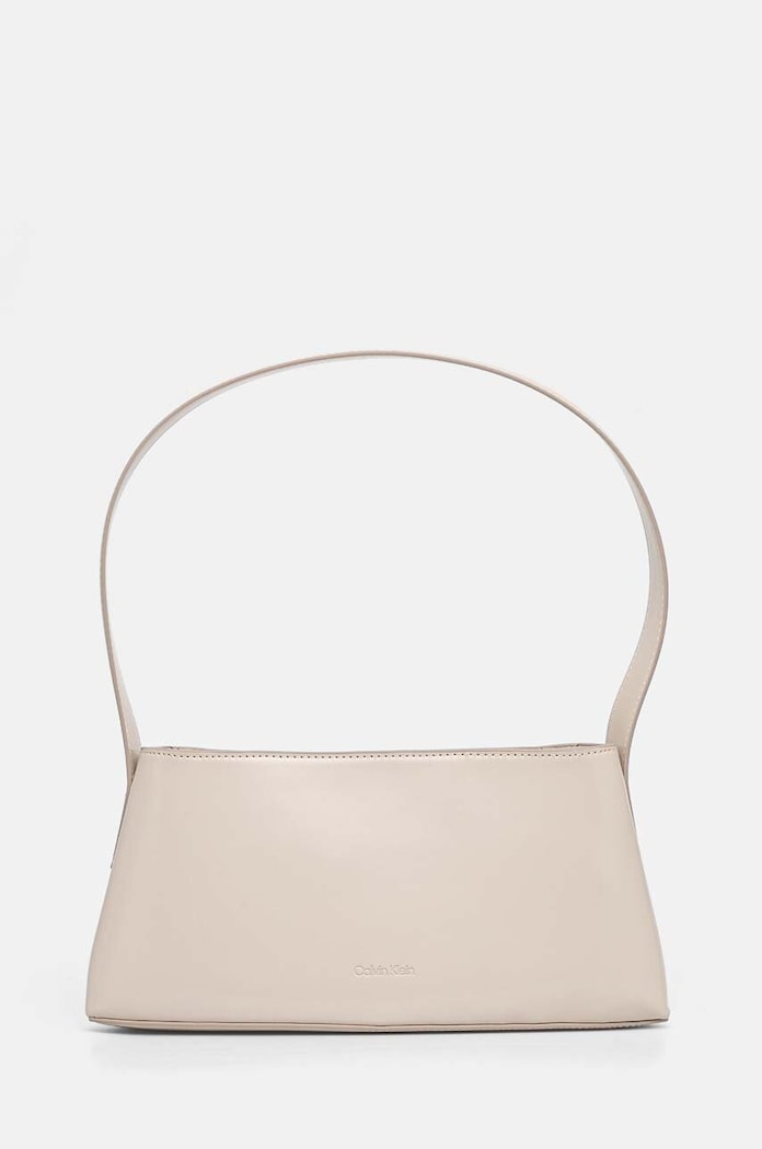 Calvin Klein torebka nie mieści A4 beżowy K60K612574