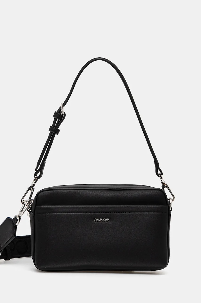 Calvin Klein torebka nie mieści A4 czarny K60K612901
