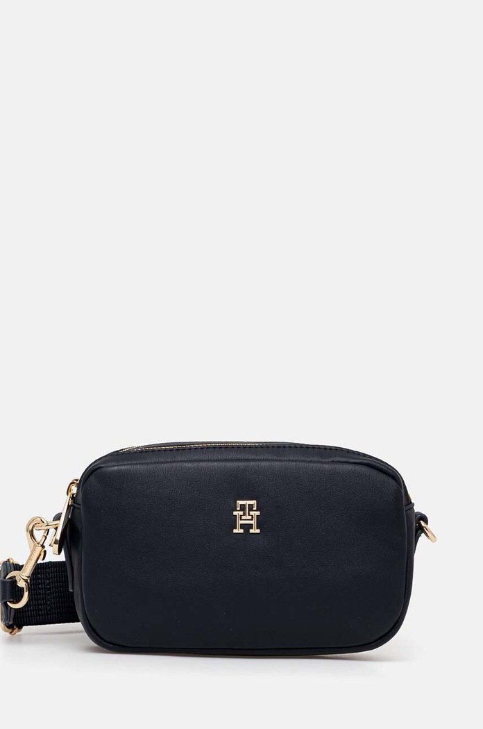 Tommy Hilfiger torebka aplikacja granatowy AW0AW16475