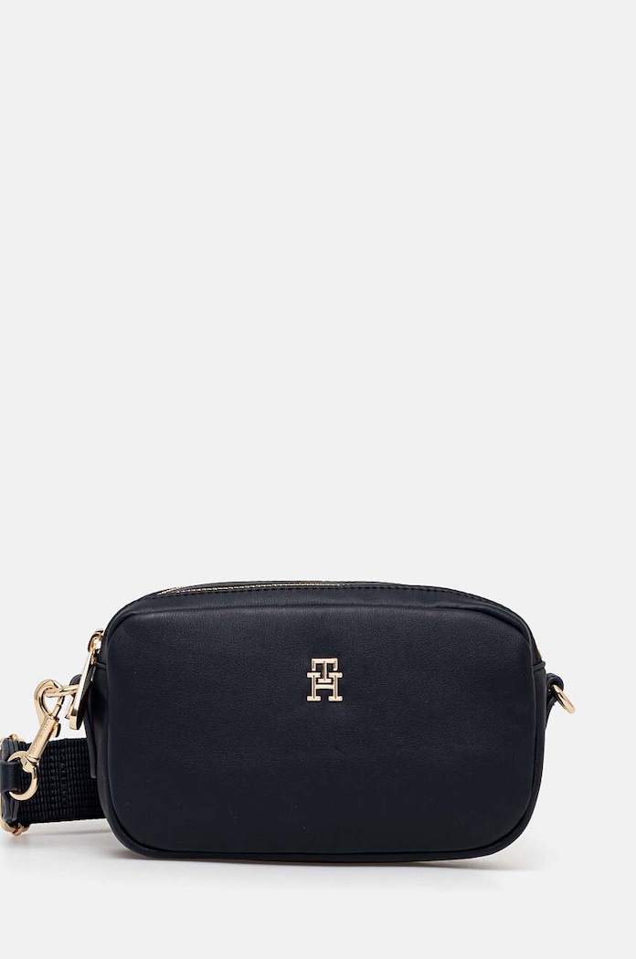 Tommy Hilfiger torebka aplikacja granatowy AW0AW16475