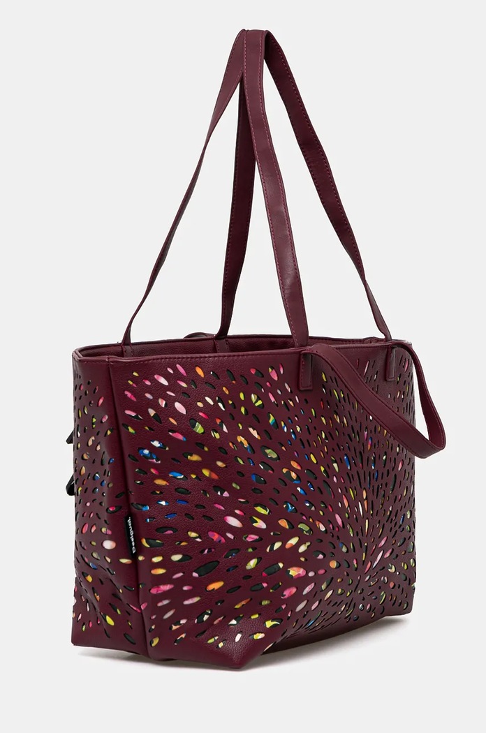 Desigual torebka BLACKWELL CAHUI 24WAXPA9 bordowy AW24