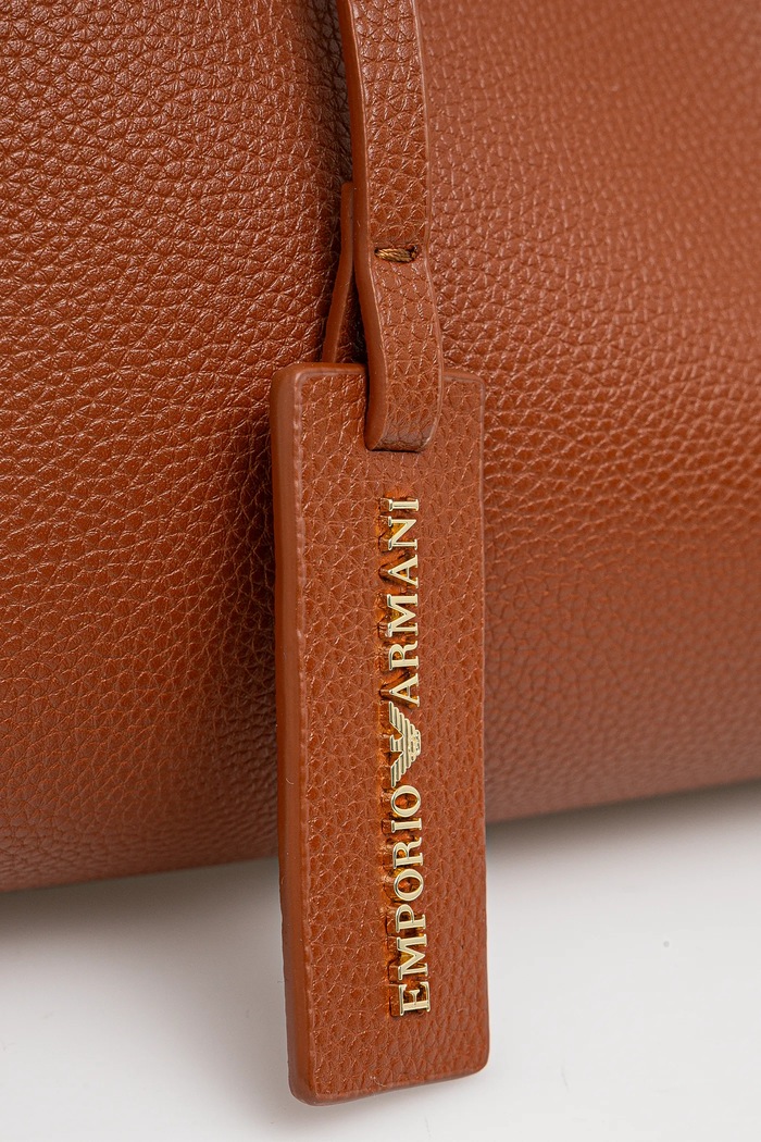Emporio Armani crossbody kabelka dámska z imitácie kože hnedá EW000361.AF12103
