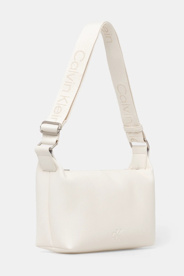 Kabelka Calvin Klein Jeans K60K612713 bílá AW24