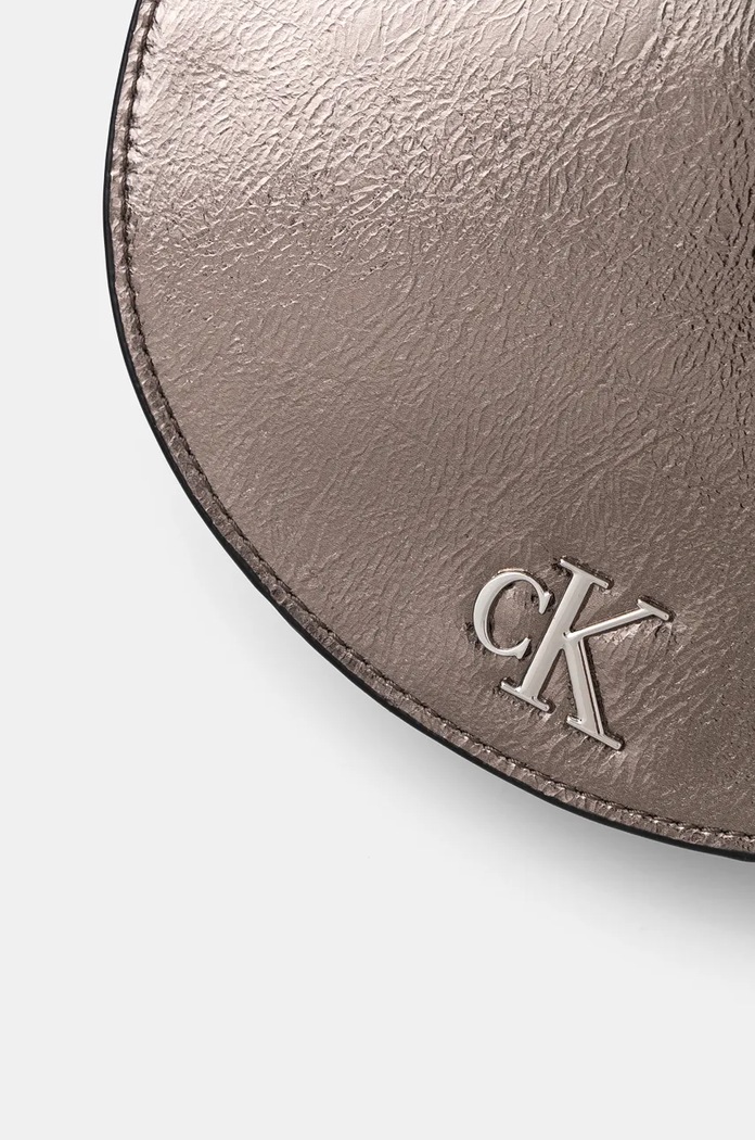 Kabelka Calvin Klein Jeans strieborná K60K612730
