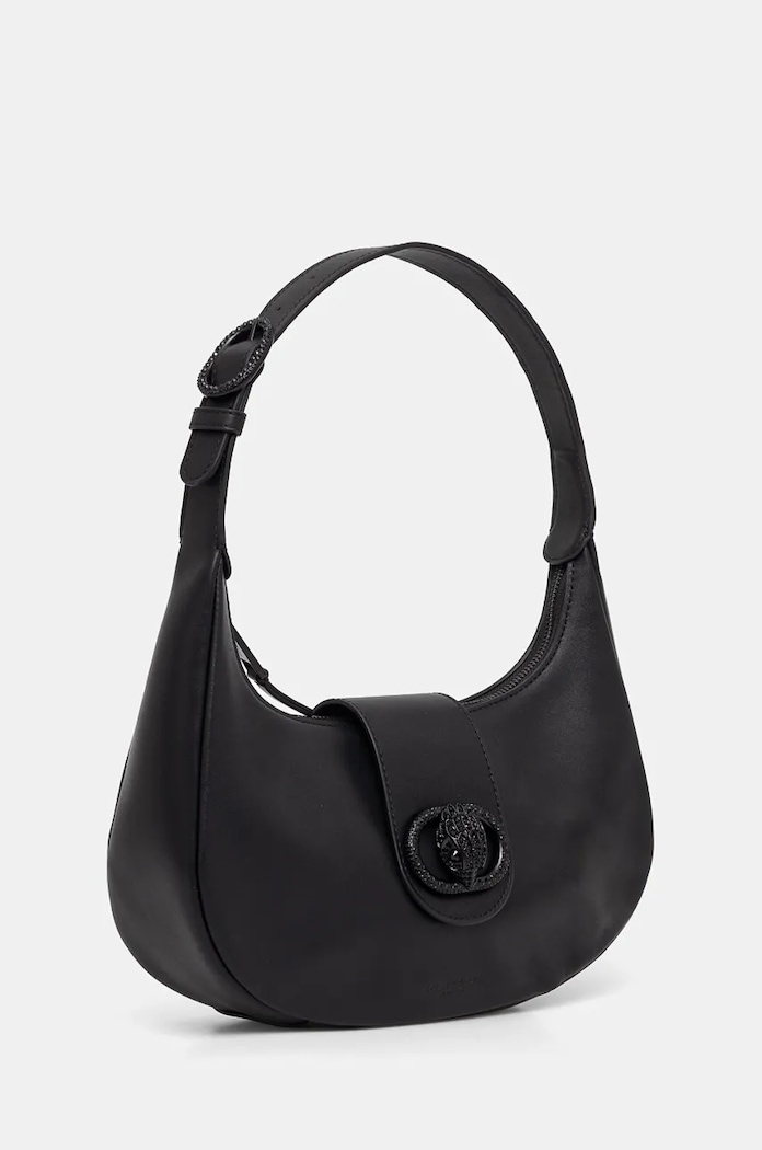 Kurt Geiger London torebka skórzana CHELSEA 3596700109 czarny AW24