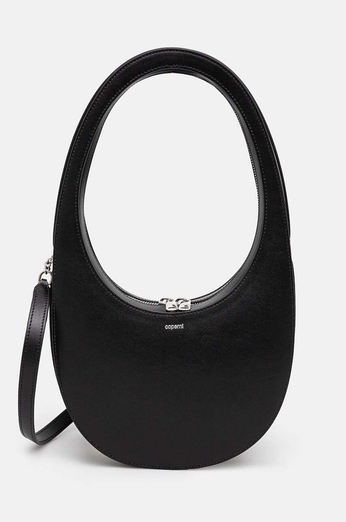 Kabelka Coperni Crossbody Swipe Bag přírodní kůže černá COPBA38405