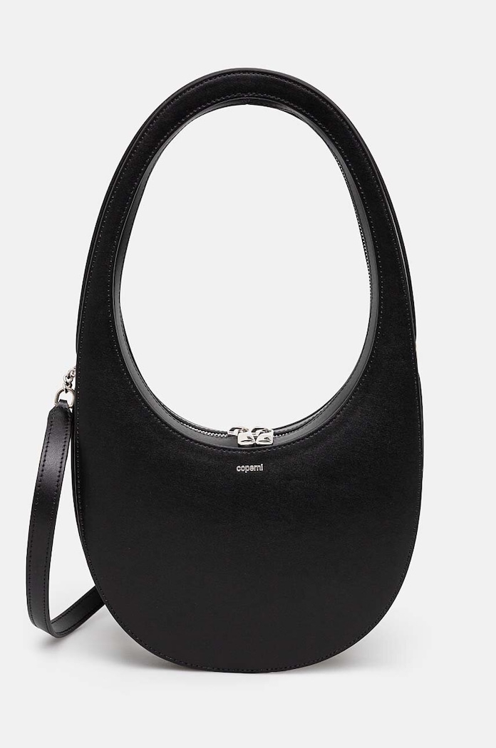 Kabelka Coperni Crossbody Swipe Bag přírodní kůže černá COPBA38405