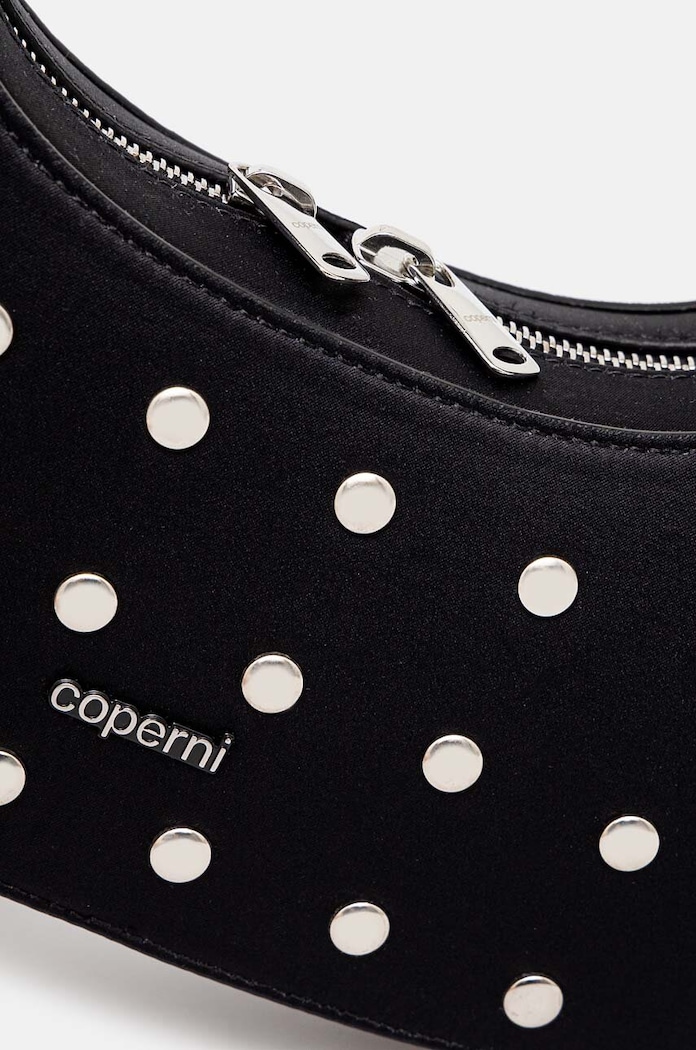 Coperni torebka Studded Crossbody Baguette Swipe Bag czarny COPBA60STF9003