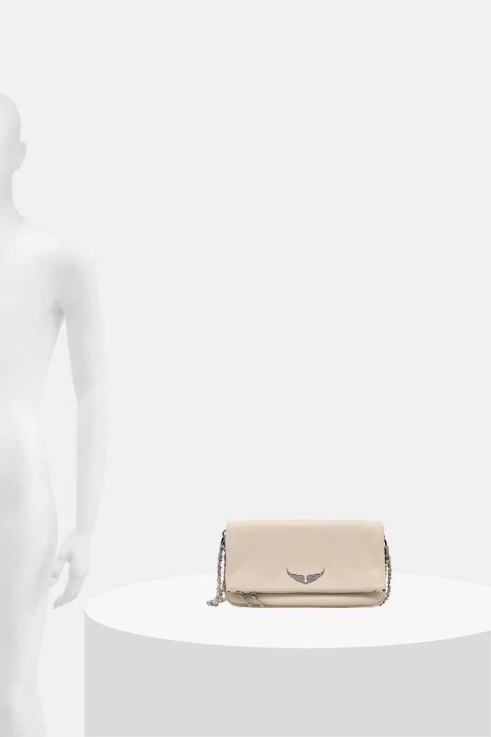 Zadig&Voltaire torebka damska skórzana ROCK GRAINED LEATHER LWBA00001
