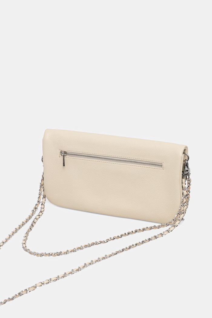 Akcesoria Zadig&Voltaire torebka damska skórzana ROCK GRAINED LEATHER LWBA00001 beżowy