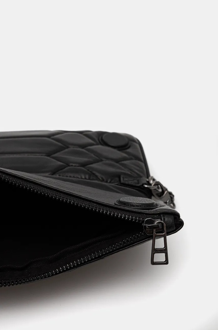 Kožená kabelka ZADIG&VOLTAIRE ROCK XL MAT SCALE černá LWBA02581