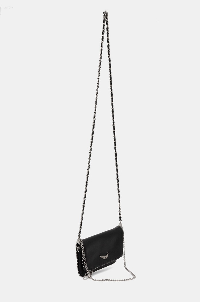 Δερμάτινη τσάντα ZADIG&VOLTAIRE LWBA00006 μαύρο AW24