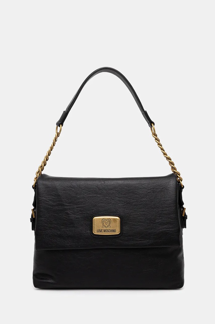 Love Moschino torebka aplikacja czarny JC4271PP0L